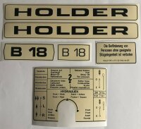 Aufklebersatz Holder B18