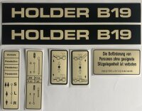 Aufklebersatz Holder B19