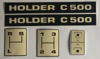 Aufklebersatz Holder C500 7-teilig