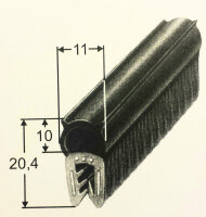 Dichtungsprofil schwarz