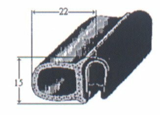 Dichtungsprofil schwarz