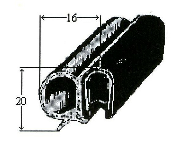 Dichtungsprofil schwarz